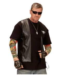 Biker vest med vinger
