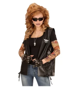 Biker vest med vinger