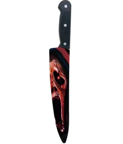 Blodig morder kniv, 37 cm