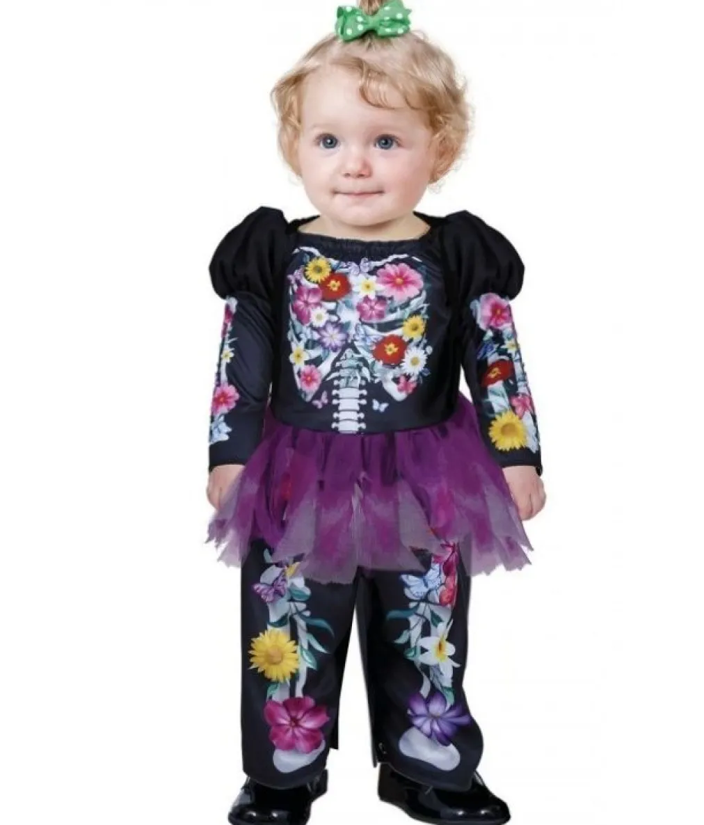 Blomster Skelet kostume
