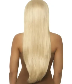Blond lang paryk