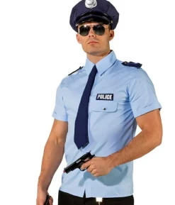Blå politiskjorte med slips