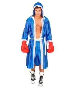 Blåt bokser kostume