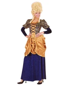 Blåt Marquise kostume