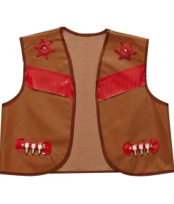 Brun Cowboyvest til børn