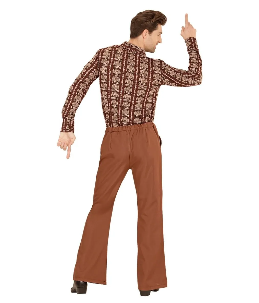 Brune Groovy 70er bukser