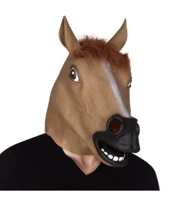 Brun hestemaske