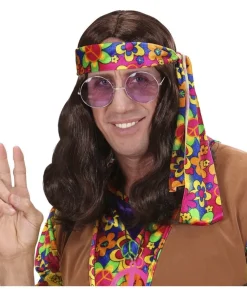 Brun Hippie Dude paryk