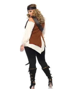 Captain Blackheart Pirat kostume Plus