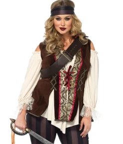 Captain Blackheart Pirat kostume Plus