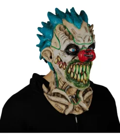 Clown spikes maske med LED lys