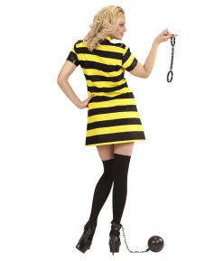 Convict Girl fange kostume