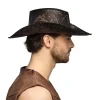 Cowboyhat med slangeskind