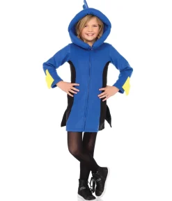 Cozy Blue Fish kostume