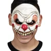 Creepy clown halvmaske