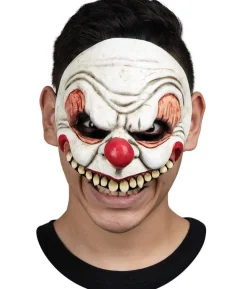 Creepy clown halvmaske
