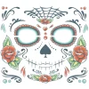 Day of the Dead ansigtstatovering