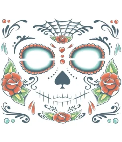 Day of the Dead ansigtstatovering