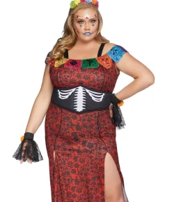 Day of the Dead beauty kostume Plus