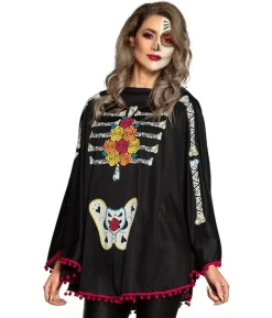 Day of the Dead poncho