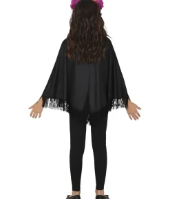 Day of the Dead poncho, barn