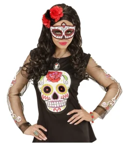 Dia de los Muertos halvmaske