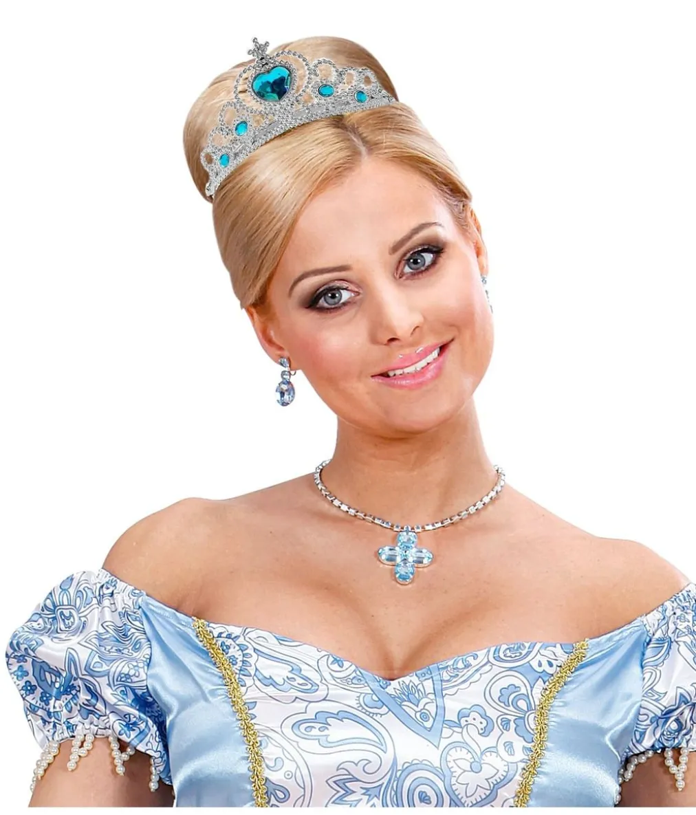 Diadem med turkis sten