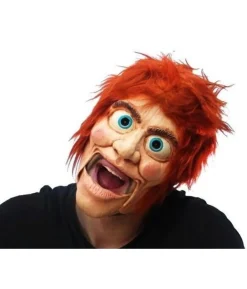 Dukkemaske med bevægelig mund