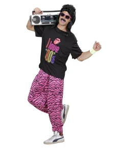 80er baggy bukser, pink