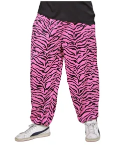 80er baggy bukser, pink