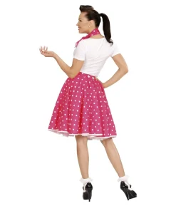 50er nederdel, pink