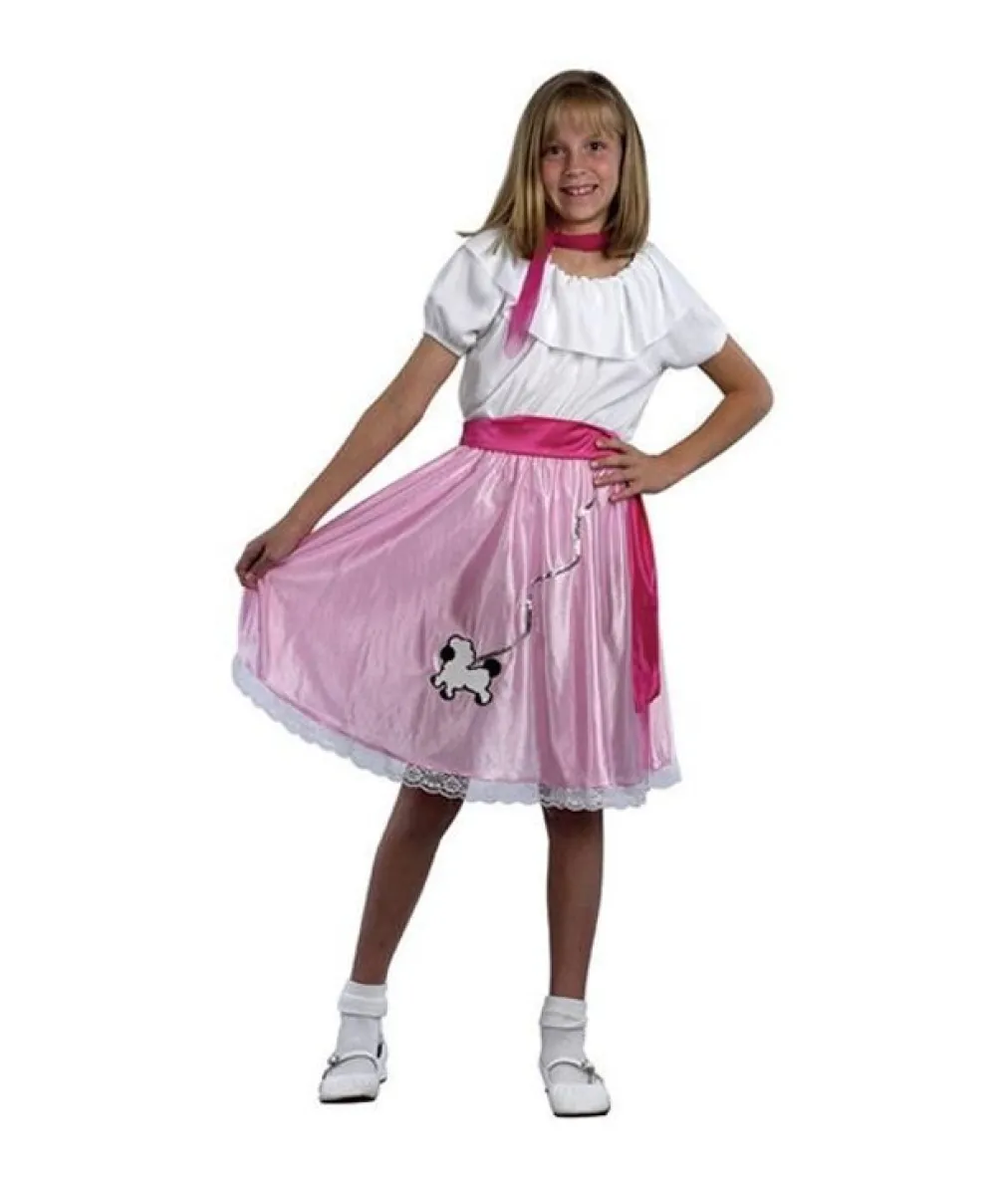 50er pige kostume