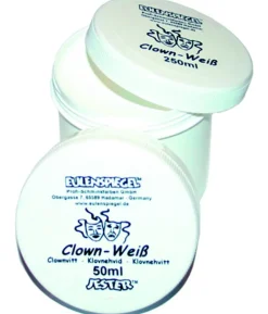 Eulenspiegel hvid klovnemaling, 50 ml.