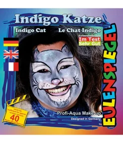 Eulenspiegel Indigo kat makeup