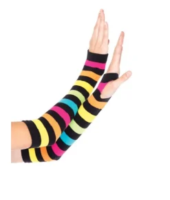 Fingerløse neon handsker