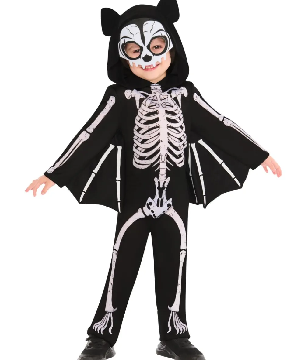 Flagermus skelet kostume