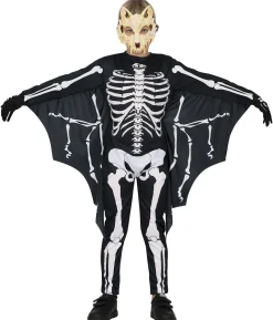 Flagermus skelet kostume