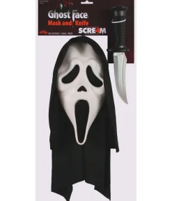 Ghost Face maske og kniv