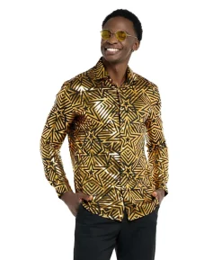 Golden Geo Star skjorte