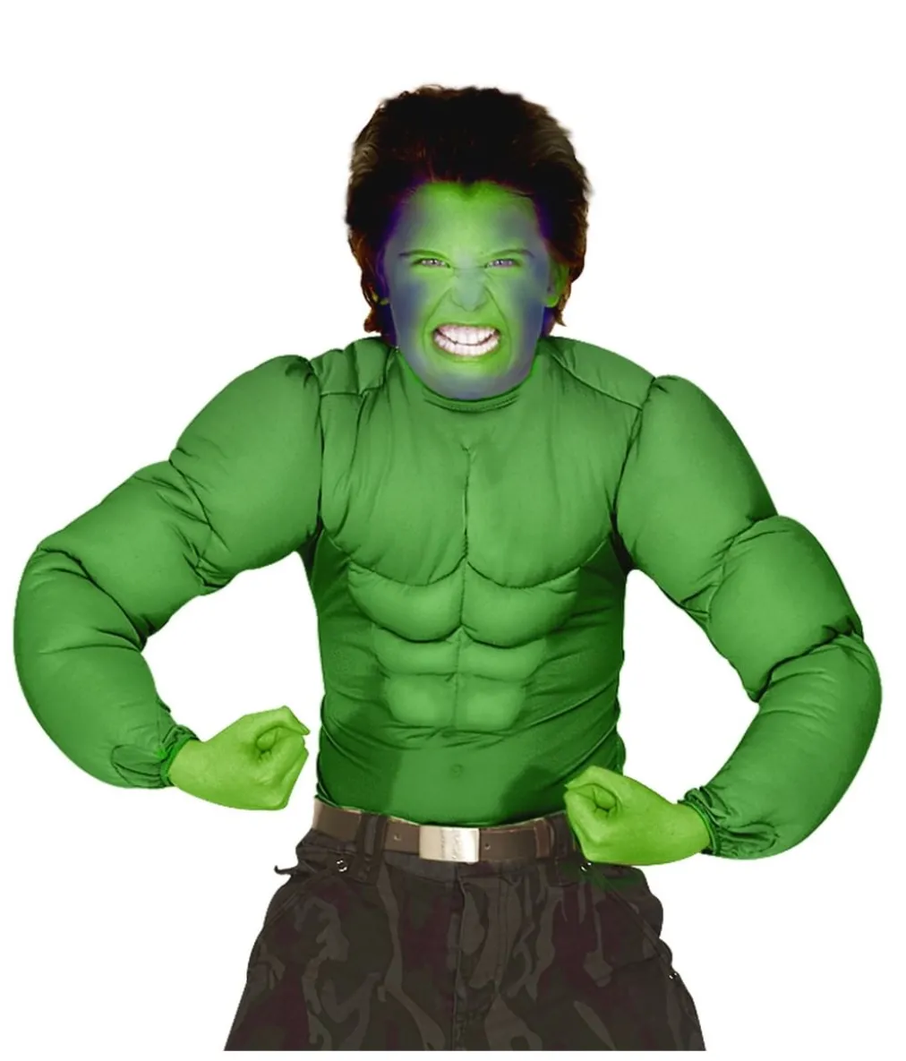 Grøn muskelbluse
