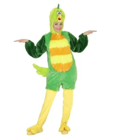 Grønt fuglekostume