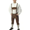 Ægte lederhosen, brun