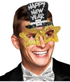 Guld briller Happy New Year