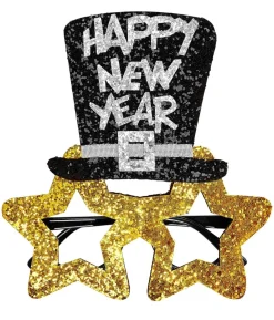 Guld briller Happy New Year
