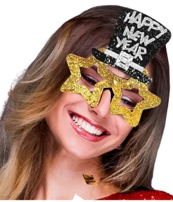 Guld briller Happy New Year