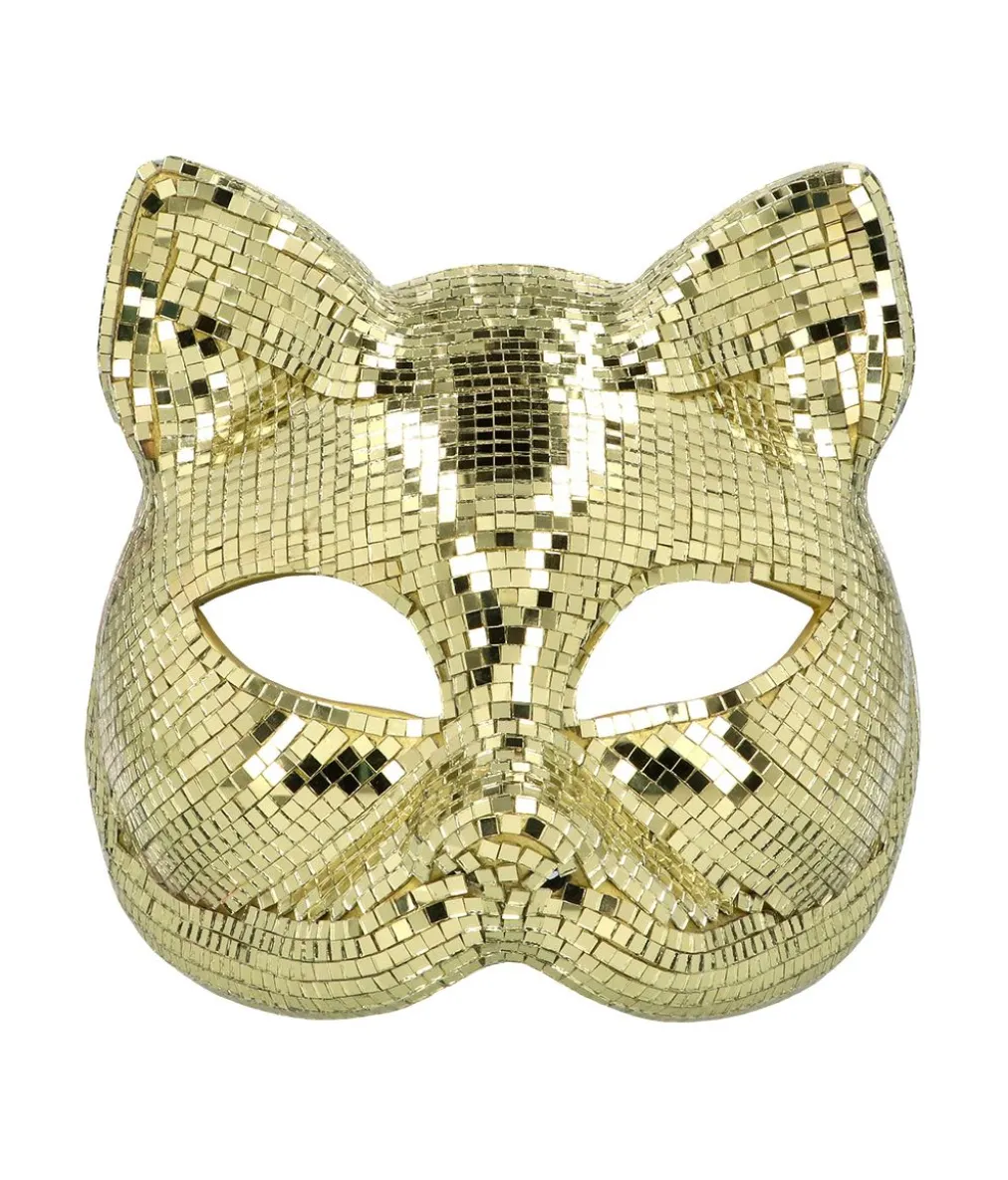 Guld disko kattemaske