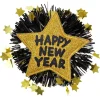 Guld Happy New Year broche