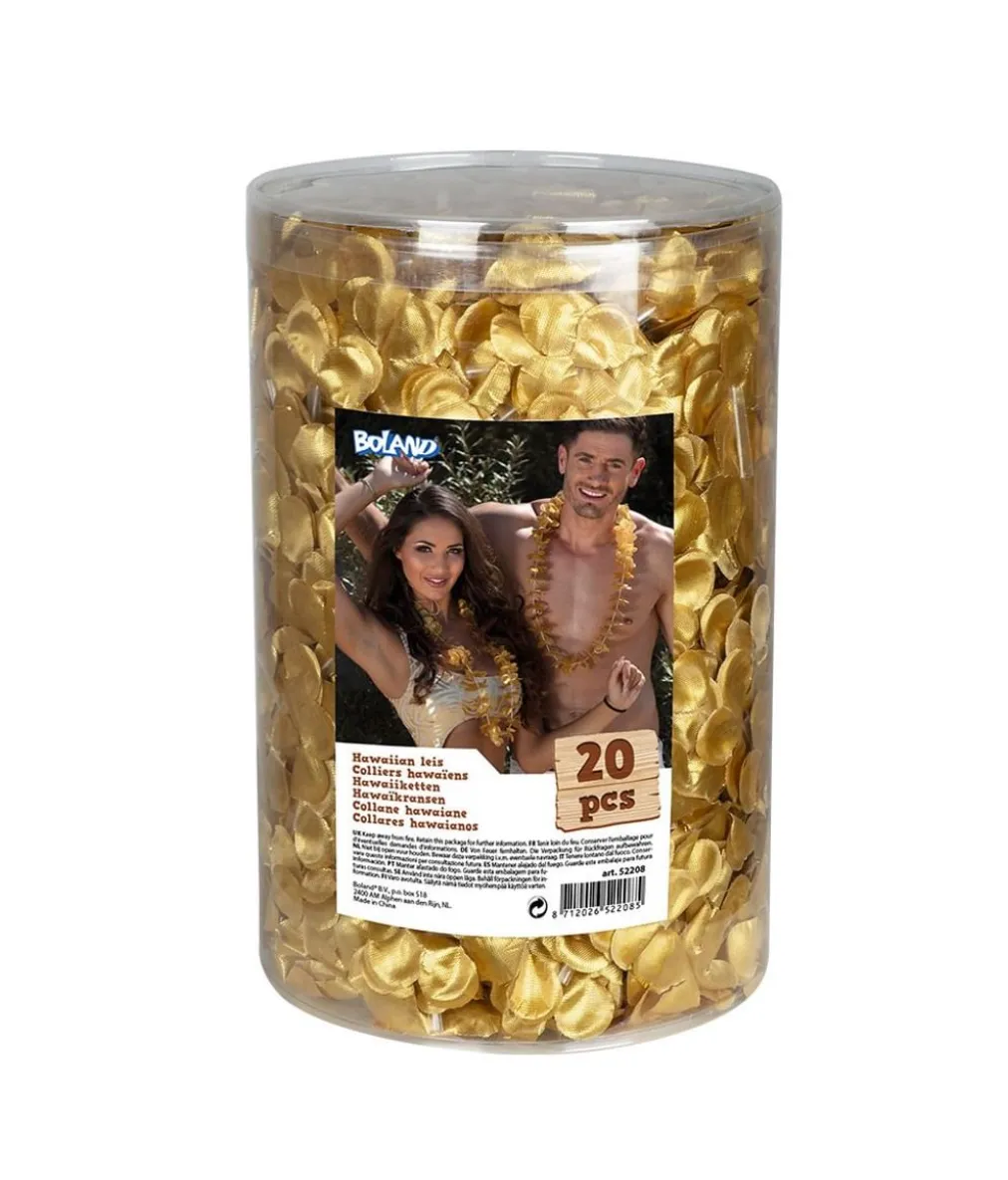 Guld hawaiikrans, 20 stk