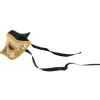 Guld paillet halvmaske