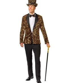 Guld pailletjakke, Luxe